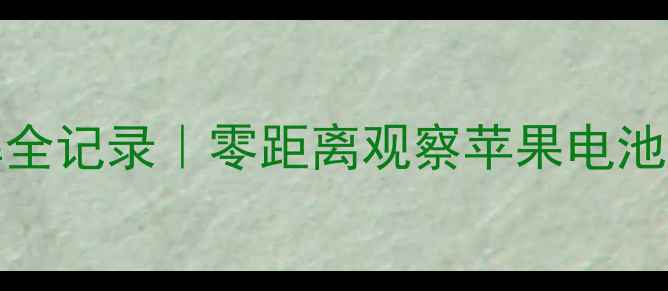 图片 🔥iPhone6电池拆解全记录｜零距离观察苹果电池黑科技与隐藏彩蛋2