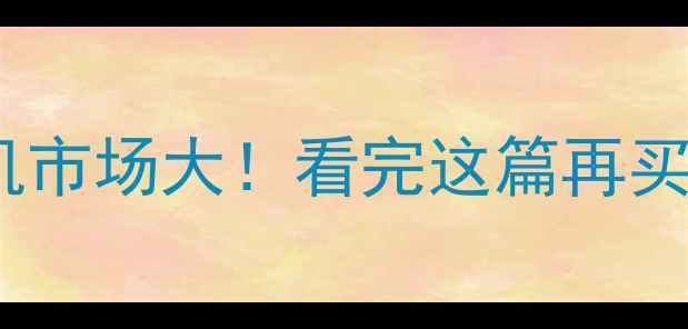 苹果手机市场大看完这篇再买不踩雷